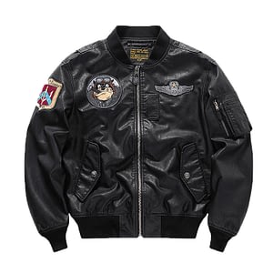 Blouson Américain Bleu Grand Slam Taille 50/52 (L/XL) - Coton/Tergal - État Parfait Occasion