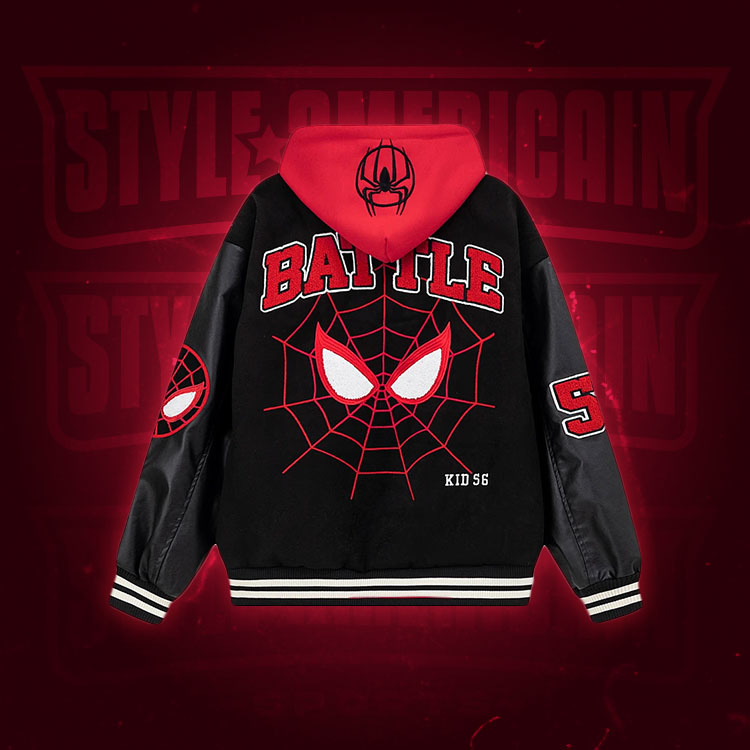 Miles Morales Costume Spider Man Sweatshirt à capuche pour